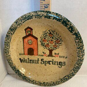 Vintage Numbered Three River Pottery Trinket Dish